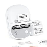 PRT Mini Sticker Printer, Portable Thermal Printer with 1 Roll Sticker Paper, Inkless Sticker Maker, Bluetooth Label Printer for Study Notes,Lists,Pictures,DIY Creations, Printers for Home Use, White