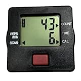 Electronic Fitness Equipment Meter with Time and Calorie Tracking for Exercise Bike, Stepper, and Mountaineering Machines
