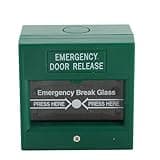 Aumotop Emergency Door Release Glass Break Alarm Button for Home Security, Durable Plastic Exit Release Switch for Shop Owners