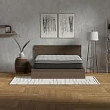 XUOXFUTZIG 12" Mattress, Memory Foam Pocketed Coils Bed Cushion Pack in Box for Full Queen King Size Rails