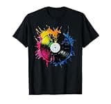 Music Lover DJ Turntable Retro Vintage Vinyl Record Player T-Shirt