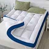 WhatsBedding 5 Inch Memory Foam King Mattress Topper for Back Pain Relief