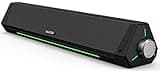 BLUEDEE Computer Speakers for Desktop PC, Computer Sound bar, HiFi Stereo Speakers for Computer Desktop, Bluetooth 5.0 and 3.5mm Aux-in PC Soundbar, USB/USB C Powered Gaming Speakers for pc, Laptop