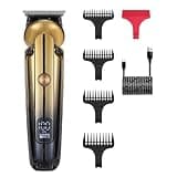 DAXXIN Hair Clippers, Hair Beard Trimmer Professional T Clippers Mens Cordless Barber Clipper, 0 Gapped Grooming