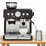 IDEALHOUSE Espresso Machine with Grinder, 20 Bar Coffee Maker, Stainless Steel Espresso Machine 1.5L Removable Tank, Milk Frother Steam Wand for Latte & Cappuccino, Professional Home & Office Use