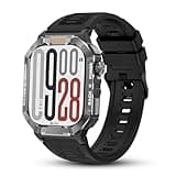 ZiCOWAY Military Smart Watches for Men, Fitness Watch,IP68 Waterproof 20days Standby,2.02" Screen Tactical Watch with App for Heart Rate/Sleep Monitor/Blood Oxygen,Smartwatch for Android & iPhone