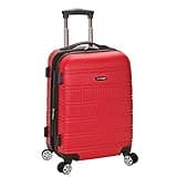 Rockland Melbourne Hardside Expandable Spinner Wheel Luggage, Carry-On 20", Red