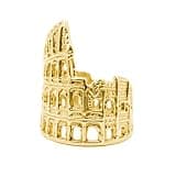 Kalttoy Historical Roman Colosseums Themed Stackable Rings Accessories Distinctive Jewelry Decoration for Men and Women Ancient Rome Jewelry