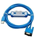 DXLBYJZKC 1pcs PLC Programming Cable USB-XW2Z-200S-VH for CQM1H / CPM2C Series USB to RS232 for COM1/cm2a/cs/cj
