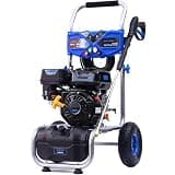 3500 PSI Gas Pressure Washer, 2.3 GPM Gas Power Washer with 2121CC Engine, 25FT Hose, 4 Quick-Connect Nozzles, High Pressure Washer for Cleaning Walls, Vehicles, Gardens, Driveways