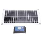 Zunate 10W Polycrystalline Solar Panel Kit with Charge Controller, ABS Solar Battery Charger for RV, Boat, Off Grid System, Car, Motorcycle, Portable Charger for Electronics