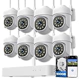 Wireless Security Camera System with 16CH NVR