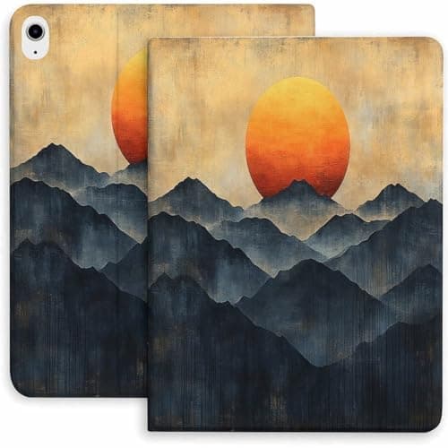 Mountain Sunset Case for iPad 9/10/11th Mini 5/4/3/2/1(7.9in) Mini 6(8.3in) Mini 7(8.3in),Air 4/5/6/7,Pro 11in(2021/2022/2024)