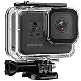 HONGDAK 60M/196FT Waterproof Housing Case for GoPro Hero 8 Black, Protective Underwater Dive Housing Case Shell with Bracket Accessories for Go Pro Hero8 Diving, Surfing, Bicycle, Climbing, Parachute