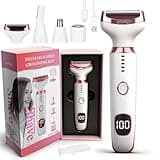 Beanify 2026 LED Display Electric Razor for Women Men,Beauty Women's Wet & Dry Electric Shaver, Painless 4 in 1 Painless Body Razors,Cordless Ladies Shaver for Legs, Arm and Bikini (Pink)