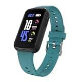 iTouch Active 5 Fitness Tracker, 1.57" Full Touch Display, Heart Rate Monitor, Sleep Tracking, 100+ Sports Modes, 7-Day Battery, IP68 Waterproof, for Android iPhone (Teal Silicone Band)
