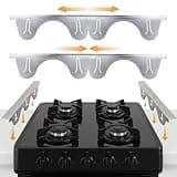 Linda’s Essentials Stainless Steel Stove Gap Covers (2 Pack) Adjustable Length 13.8" to 27.5" Stainless Steel, Steel Adjustable Gap Covers, Counter, Oven & Stove Gap Filler