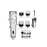 All-Metal Barber Hair Clipper Professional Electric Trimmer Men Cordless Cutter Machine Cut Magic Rechargeable