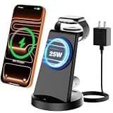 MagSafe Charger 25W Magnetic 3-in-1 Wireless Charging Station for Apple
