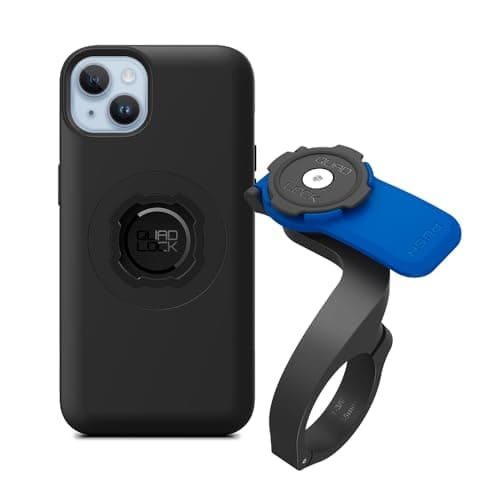 Quad Lock Out Front Handlebar Bike Phone Mount (V3) with MAG Phone Case for iPhone 14 Plus