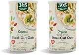 365 by Whole Foods Market, Organic Quick Cook Steel Cut Oats, 24 Ounce (Pack of 2)