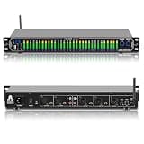 FULODE Home Audio Equalizer, Professional 31-Band Digital Equalizer,Noise Reduction Rack Mount Audio Spectrum Analyzer,Stereo graphic equalizer Real-time frequency level display