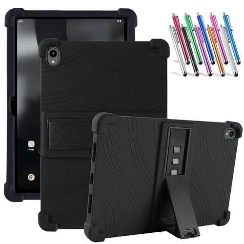 elitegadget Case for onn 11" Core Tablet (2026 Model) - Soft Slim Lightweight Protective Silicone Stand Cover Case and 1 Random Color Stylus (Black)