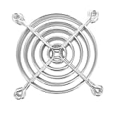 FIXOSHEE 10pcs Metal Cooling Fan Accessories Computer Fan Grill Covers with Double-Layer Precision Welded Ring Protects Leaves Silver Metal Protective Net for Computer
