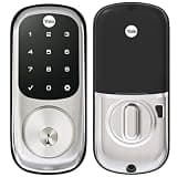 Yale Assure Deadbolt Lock with Touchscreen, Satin Nickel Digital Non-Connected Entry Door Lock with Electronic Keypad and Back-Up Key, YRD226NR619
