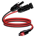 YINGAYOU Solar to Anderson Plug Cable 6mm² 12AWG Anderson to Solar Connector Extension IP67 Waterproof for Solar System, Solar Panel, Portable Generators, RV (3 m/10 ft)