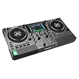 Numark Mixstream Pro Go Portable DJ Controller with Battery, Mixer with Stem Separation, Speakers, WiFi Streaming, Touchscreen, works with Serato DJ