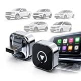 WYMZF Wireless CarPlay Adapter for Hyundai Sonata 2016-2017 Sedan- Slim Mini USB Design with Type-C Extension for Stable Zero-Latency Connection