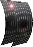 800Watt Flexible Solar Panel(2X400W), Narrow Solar Panel KitLightweeight Monocrystalline SemiFlexiblBendable Charger for RvSolar Panels Kit for 12 VoltSystem,UnevenSurfages(Color:Black)