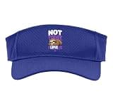 Sloth Lupus Warrior Purple Ribbon Sport Sun Visor, Adult, One Size, Purple
