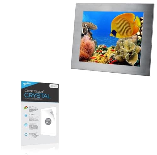 BoxWave Screen Protector Compatible with TRU-Vu SRMHWP-10.4 - ClearTouch Crystal (2-Pack), HD Film Skin - Shields from Scratches