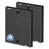 Sinnya 2 Pack HAP602 Replacement Filter for ECOSELF HAP602/ HAP602WF, 3-Stage True HEPA H13 Filter Repacement for High-Efficient Filtration