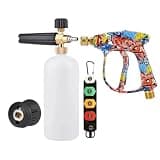 SWLBNQOUJ Foam Cannon Kit Compatible for Karcher K2-K7 - High Pressure Washer Quick Connect Nozzle & Car Cleaning Adapter Set 2175PSI(Style D)