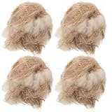 Alpaca Wool For Birds 4 Pack Alpaca Wool Birds Nesting Material Nesting Material for Wild Bird 40g Each Bag Canaries Finches & Small Songbirds for, Bird, Nestin