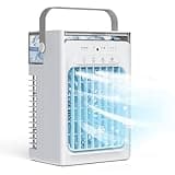 Portable Air Conditioners, 3-in-1 Portable AC Unit, Personal Mini Air Conditioner With 1000ml Water Tank, 2/4/6H Timer, USB Charging Small Cooling Fan (Include 5V 2A Adapter) For Indoor Office Bedroom