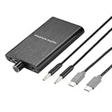 Headphone Amplifier with Bass Boost, Support 3.5mm AUX and Type-C 16-600Ω Headphone -3.5mm Stereo Audio Out, GAIN, Bass for Mac, Phones, iPad, MP3, MP4 and Computers,Xbox one,PS4,PS5 Controller