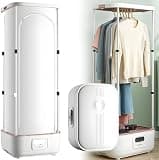 Collapsible 2-in-1 Steam Drying Machine: 900w Turbo Steam for Emergency Quick Drying, Store 10kg Clothes, Eliminate Odors & Wrinkles, Save 80% Time