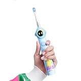 usmile Q30 Kids Electric Toothbrush 3+, Sonic Cleaning with Voice-Guided Brushing, USB-C Rechargeable, Ultra-Soft Brush Heads, IPX8 Waterproof (Blue)