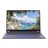 Cleriver 15.6" FHD Touchscreen 2-in-1 360° Flip Convertible Laptop Win11 with Office Suite,WiFi 5,BT 5.0,USB 3.0,Notebook for Students, Home Office and Everyday Use (16G+512G)