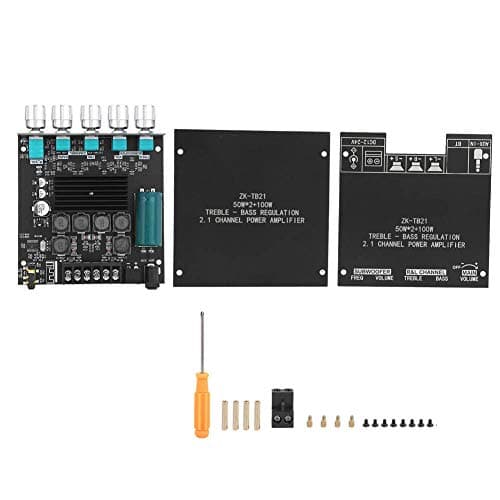 Power Amplifier Board, Zk Tb21 2.1 Channel Ht21 2 1 Home Theater Potentiometer Module for Digital Volume