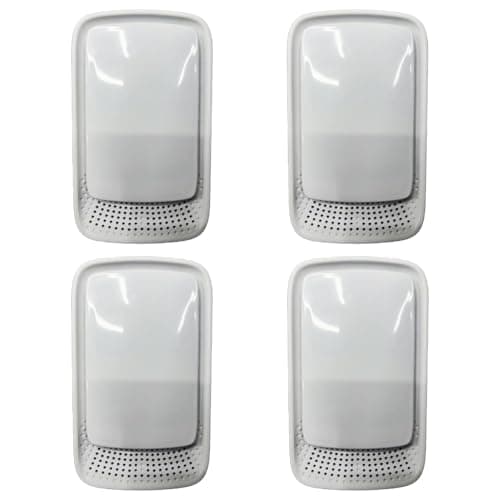 4 Pack Plug-In Ionic Air Purifier Not Very Effective, Air Ionizer for Home May Not Take Effect Immediately (Pure White)