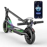 VOLPAM Electric Scooter, 350W/500W/800W/1000W/250W Powerful Motor & 19/22/ 9 MPH Top Speed, 16-28-10 Miles Long Range, Folding E Scooter Choice
