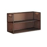 WANGHAI2024M Bookcases Desk Organizer Rack Double Layer Iron Bookshelf for Home Dormitory