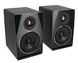 Rockville APM6B V2 6.5" Powered Studio Monitor Speakers Pair, Bluetooth, 100W RMS/400W Peak, Black