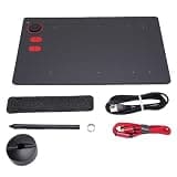 EIMSOAH Graphics Drawing Tablet with 8192 Levels Pressure Sensitive Pen, 10x6 Inch Digital Art Pad for SAI Online Teaching