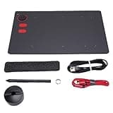 EIMSOAH Graphics Drawing Tablet with 8192 Levels Pressure Sensitive Pen, 10x6 Inch Digital Art Pad for SAI Online Teaching